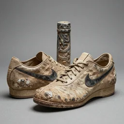 a photo of a ancient pagan nike shoes, 4 k