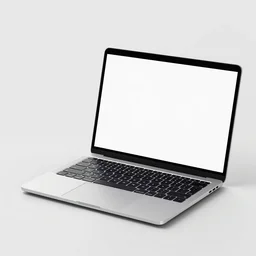 a 3 d macbook mockup