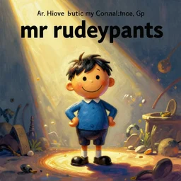 cover of a mr men book title mr rudeypants