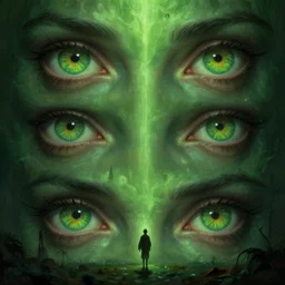 epic professional digital art hungry eyes, chartreuse ambient light, painted, mysterious, closeup cinematic boreal scene, eerie, mythic, detailed, intricate, grand, leesha hannigan, wayne haag, reyna rochin, ignacio fernandez rios, mark ryden, van herpen, artstation, cgsociety, epic, stunning, gorgeous, much wow