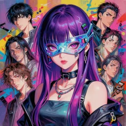 beautiful anime portrait painting of a lo - fi hiphop cyberpunk masked attractive teenage princess, by james jean, rolf armstrong, james c. christensen, lise deharme, gaston bussiere, j. c. leyendecker, craig mullins. trending on artstation, 8 k, masterpiece, graffiti, intricate detail, golden ratio illustration, face enhance