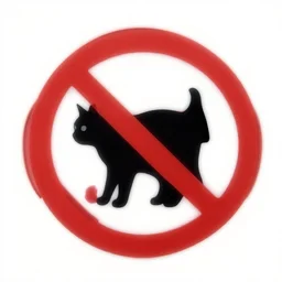 pictogram no cats allowed