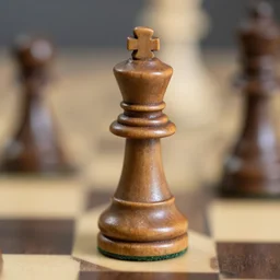 a chess piece bishop, close up, 5 0 mm, bokeh