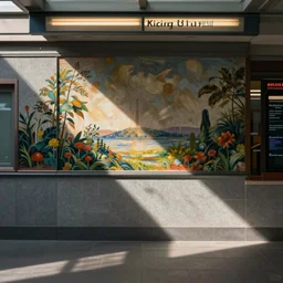 toronto kipling station painting by jeremy mann