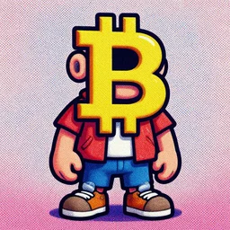 pointillist painting of a crypto punk