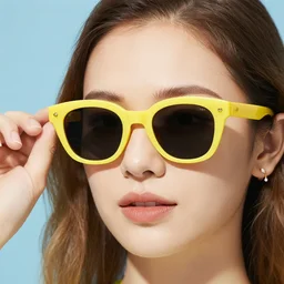 Lemon wearing sunglasses
