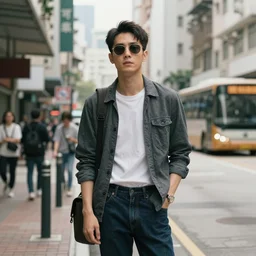 city in style of wong liam