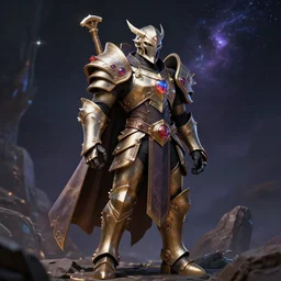 cosmic paladin, high fantasy