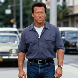 steven seagal starring in miami vice, realistic stills from the tv series