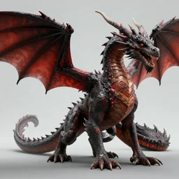 full image of a four legged dragon, image of a dragon, photo of a dragon, full image, ( stylized, artgerm, artstation, hd, cgsociety, cgi, realistic, dramatic, cinematic, artistic, trending, detailed )