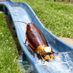 cockroach waterslide