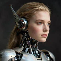 hyper realistic portrait, scifi machine robot android, cinematic, artstation