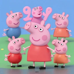 blender, octane render, by raad, by troiti, by vitorugo, by hernan zunig, mateus 9 5, of peppa pig, realistic background, intricate, artstation, highly detailed, concept art, smooth, sharp focus, illustration,