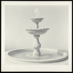 a packshot of fountain ( fontaine ) readymade by marcel duchamp, archival pigment print, 1 9 2 0, conceptual art, white, grey, gray, underexposed grey, hues of subtle grey, ready - made, studio shoot, studio lighting