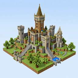 check my huge medieval city i made in minecraft after my pet passed away! it took 3 years and i feel better now. raytracing shaders timelapse, 4 k, trending on artstation