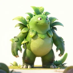 Animated plant kaiju. D&D Monster manual, fantasy art, 8k high resolution.