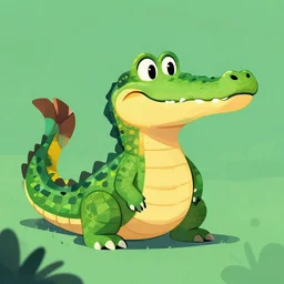 crocrodil crocrodil croconaw digital illustration fanart artstation by muhammad aiman