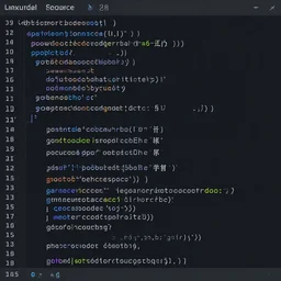 a visual representation of the source code
