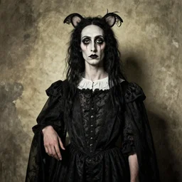 amrican gothic in style of picasso