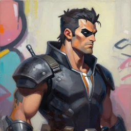 greg manchess portrait painting of ghost rider as overwatch character, medium shot, asymmetrical, profile picture, organic painting, sunny day, matte painting, bold shapes, hard edges, street art, trending on artstation, by huang guangjian and gil elvgren and sachin teng