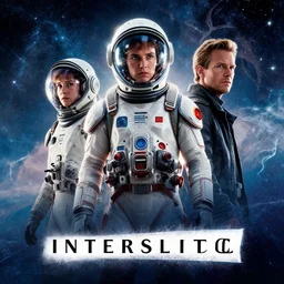 interstellar movie poster by bill sienkiewicz and jaime jones