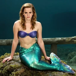 Stunning photo of Emma Watson mermaid