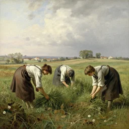 “The Gleaners” by Jean-François Millet