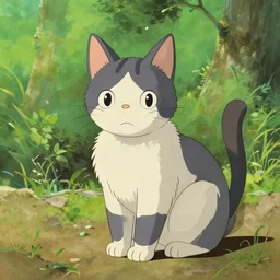 cat by hayao miyazaki
