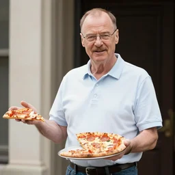 walter white delivering pizza