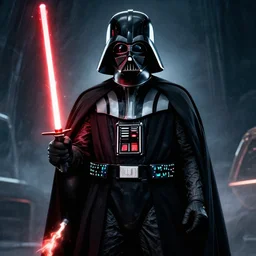 a movie poster featuring darth vader