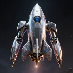 robot looks like cosmic rocket, stunning 8 k octane comprehensive 3 d render, inspired by istvan sandorfi & greg rutkowski & unreal engine, perfect symmetry, dim volumetric cinematic lighting, extremely hyper - detailed, stunning light reflections, incredibly real lifelike attributes & flesh texture, intricate, masterpiece, artstation, stunning, 8 5 mm f 1. 4