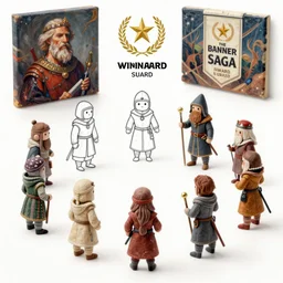 handmade stunning little medieval characters by greg rutkowsky, white background, concept art, isometric perspective, line art, artistic pen, oil on canvas by kilian eng and by jake parker, winning - award masterpiece, the banner saga, fantastic, octane render, 8 k hd resolution, high quality image
