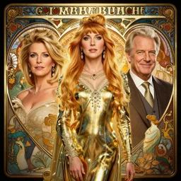 highly detailed vfx portrait of holly willoughby, stephen bliss, unreal engine, chrome reflect, tom bagshaw, alphonse mucha, global illumination, detailed and intricate environment