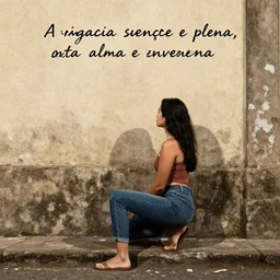 a vinganca nunca e plena, mata a alma e envenena