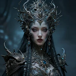 alien princess of eternity, detailed portrait, intricate complexity, by greg rutkowski, artgerm, ross tran, conrad roset, takato yomamoto, ilya kuvshinov. 4 k, beautiful, cinematic dramatic atmosphere