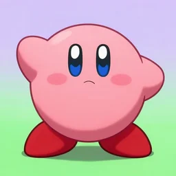 kirby, trending on artstation