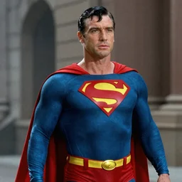 film still of Sean Connery as Superman in Superman, 4k