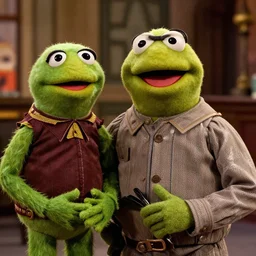 Kill Bill starring the Muppets, photo, 4k, detailed