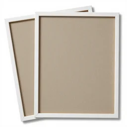 sheets of empty canvas untouched sheets of clay