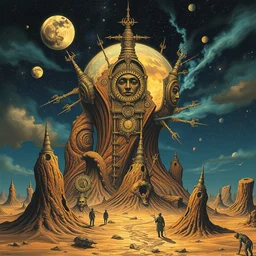 astropunk by salvador dali, trending on artstation, favorites on deviantart, high quality art. artwork masterpieces, award winning