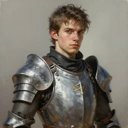 very detailed masterpiece painting of an armored warrior character portrait, young man with brown hair, ,artstation, concept art by Greg Rutkowski, WLOP, liang xing, NeoArtCore, Zumidraws, Zumi, Axsens, Dan Mumford, Christophe Vacher