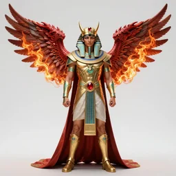 gothic fantasy character portrait, egyptian armor male warlock with burning!!!!!!!!!!!!!!!!!!! angel wings, ultra realistic, wide angle, intricate details, ruby dragon artifacts, sharp focus, highly detailed by peter mohrbacher, hajime sorayama, wayne barlowe, boris vallejo, aaron horkey, gaston bussiere, craig mullins