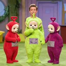 jeff goldblum haunts the teletubbies playing