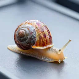 miniature snail under an electron microscope, colorized photograph by donato giancola, john singer sargent, ilya repin, ismail inceoglu