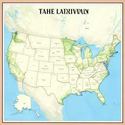 Map of the United States