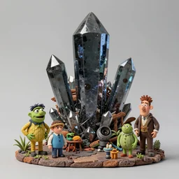 studio photography of a fantasy claymation diorama of the dark crystal, zeiss lens, detailed, by erwin olaf, joop geesink, wes anderson, jim henson, brian froud, breathtaking, 8 k resolution, extremely detailed, beautiful, establishing shot, realistic materials, weta digital fx manuka, unreal engine, hyperrealistic