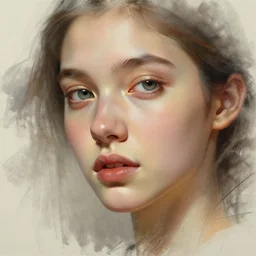 game asset sheet, how to sketch face close up