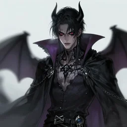 detailed beautiful cool male character art depicting a creepy bat vampire monster, concept art, depth of field, on amino, by sakimichan patreon, wlop, weibo, bcy. net, colorhub. me high quality art on artstation.