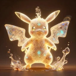 ( ( ( ( pokemon ) ) ) ) creature creature in a alaska, backlit, warm tones, bioluminescent bioluminescent translucent translucent : : by michal karcz, daniel merriam, victo ngai and guillermo del toro : : ornate, dynamic, particulate, intricate, elegant, highly detailed, centered, artstation, smooth, sharp focus, octane render, 3 d