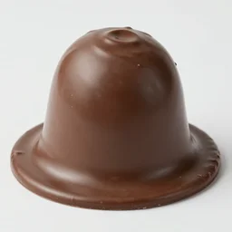 hat covered in chocolate